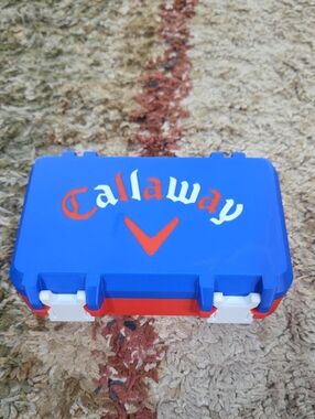 Callaway Blue and Red Golf Accessory Case with White Accents